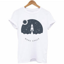 Load image into Gallery viewer, Summer Women T Shirt Cosmic Belief Harajuku New Ins Travel The World Tshirt Women Cartoon Printed Vogue Casual Tee Shirt Femme