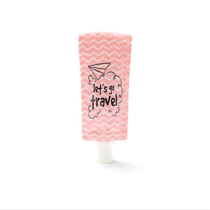 Cute Portable Travel Folding Dispensing Bag Shower Shampoo Bottle Facial Cleanser Liquid Storage Bag Dropshipping 1 Pcs