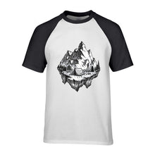 Load image into Gallery viewer, mountain calling travel Happy camper Summer Print Men MTB TShirts Hiker Rock Climbing T-SHIRTs Gift Birthday funny male t shirts