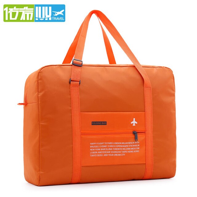 IUX Foldable Travel Bags Clothes Luggage Storage Organizer Collation Pouch Cases Accessories Supplies Gear Items Stuff Case