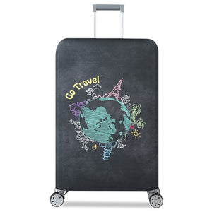 Thicker trolley Luggage Protective Covers Suitcase Case Travel Accessorie Baggag Elastic Luggage Cover for 18-32 inch Suitcase