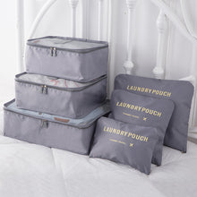 Load image into Gallery viewer, 8pcs 6pcs Travel Home Clothes Quilt Blanket Storage Bag Set Shoes Partition Tidy Organizer Wardrobe Suitcase Pouch Packing Cube