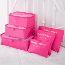 Load image into Gallery viewer, 8pcs 6pcs Travel Home Clothes Quilt Blanket Storage Bag Set Shoes Partition Tidy Organizer Wardrobe Suitcase Pouch Packing Cube