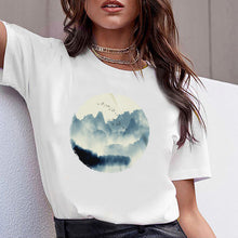 Load image into Gallery viewer, Women Clothes Print No Wander Lost Travel Print Summer Tshirt Printed Women Shirt T Female T-shirt Top Casual Woman Tee