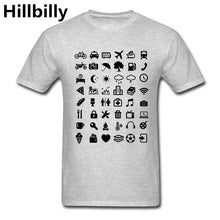 Load image into Gallery viewer, Travel Icon T-Shirt Summer Traveller Backpacking Global World Tee Iconspeak New T Shirts Unisex Funny Tops Tee Shirt For Men