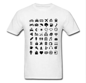 Travel Icon T-Shirt Summer Traveller Backpacking Global World Tee Iconspeak New T Shirts Unisex Funny Tops Tee Shirt For Men