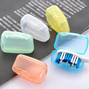 5pcs/set Travel Toothbrush Cover Box Case Cap Protector Toothbrush Cleaner Packing organizer Women Men Travel Accessories