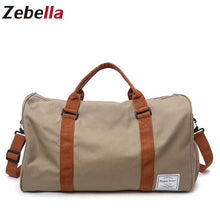 Load image into Gallery viewer, Zebella Men Travel Bags Water Resistent Carry on Luggage Shoulder Bags Large Capacity Men Duffel Bag Short Tour Weekend Bags