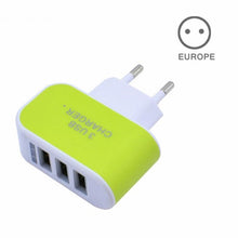 Load image into Gallery viewer, EU/US Plug Charger Station 3 Port USB Charge Charger Travel AC Power Chargers Adapter For Travel Accessories