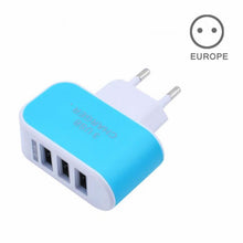 Load image into Gallery viewer, EU/US Plug Charger Station 3 Port USB Charge Charger Travel AC Power Chargers Adapter For Travel Accessories