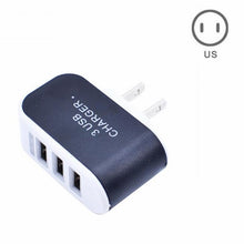 Load image into Gallery viewer, EU/US Plug Charger Station 3 Port USB Charge Charger Travel AC Power Chargers Adapter For Travel Accessories