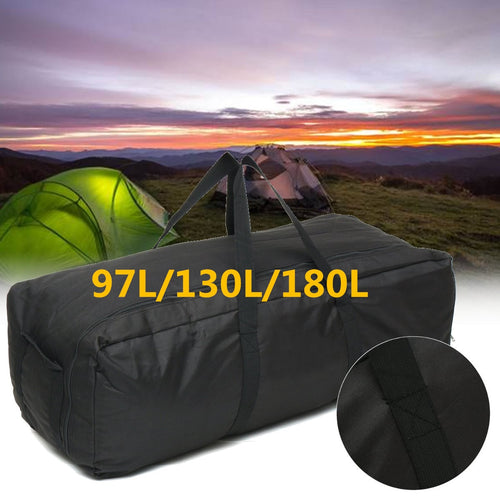 Outdoor Camping Travel Large Duffle Bags Waterproof Oxford Foldable Luggage Handbag Men Backpack Storage Pouch Tote 97/130/180L